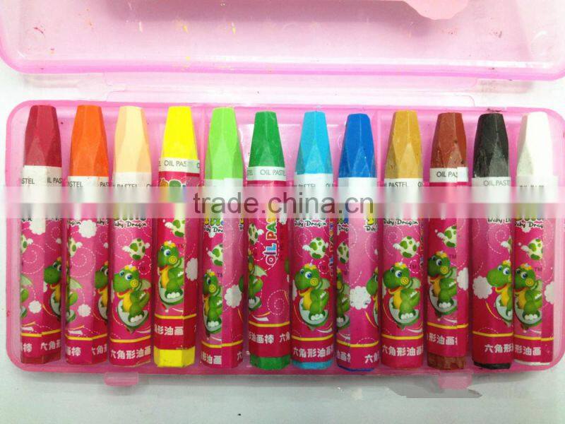 2015 Factory direct sale crayon oil pastel paper stationery