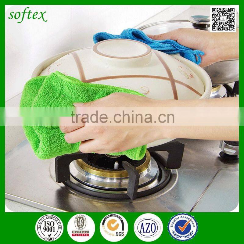 China Supplier Cheap Wholesale 30*40cm Microfiber Fleece Kitchen Towel
