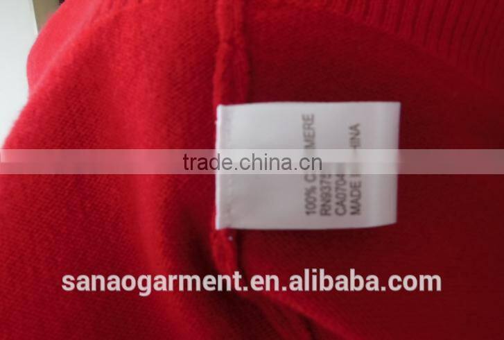 Pure color 100% pure cashmere sweater