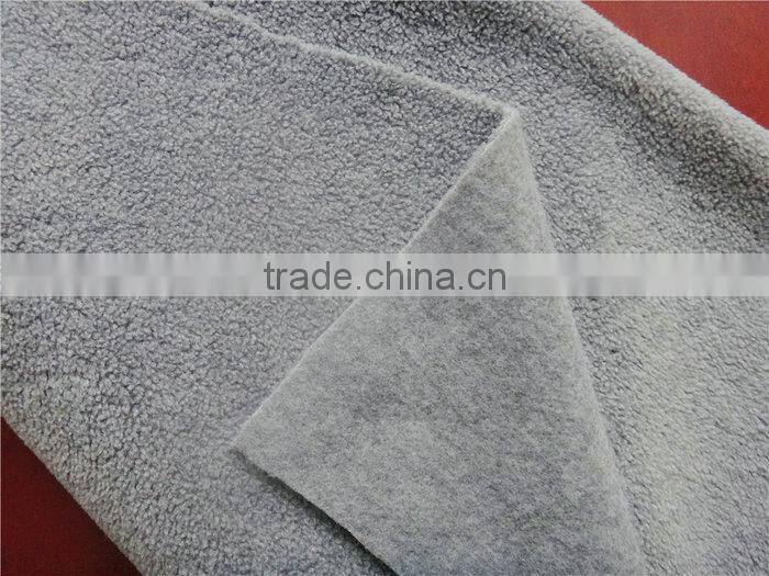 Super Soft Shrink-resistant Grey Bamboo Fleece Fabric for Blanket