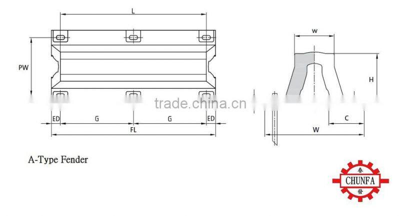 Arch Pneumatic Type Marine Rubber Fender