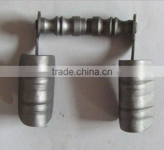 Decorative Forged Wrought Iron Lever Handle for Gate