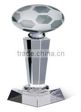 clear crystal award trophy