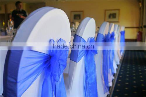 2014 Wedding Fashional Hot Sale Colorful Organza Chair Sash