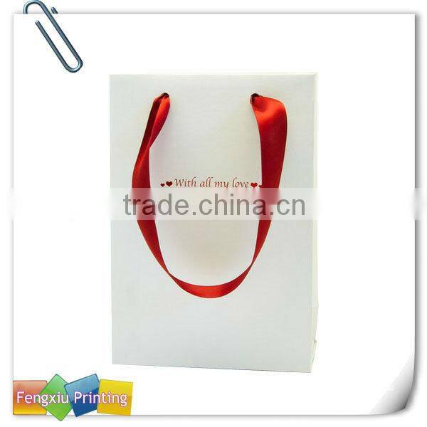 2015 Pretty Flower Recycle Paper Carry Bag