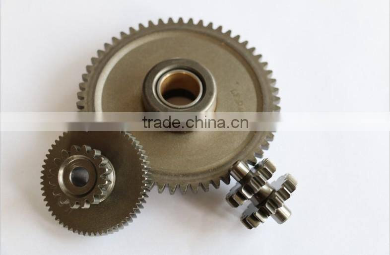 motorcycle engine parts DY 100 overrunning clutch gear assembly