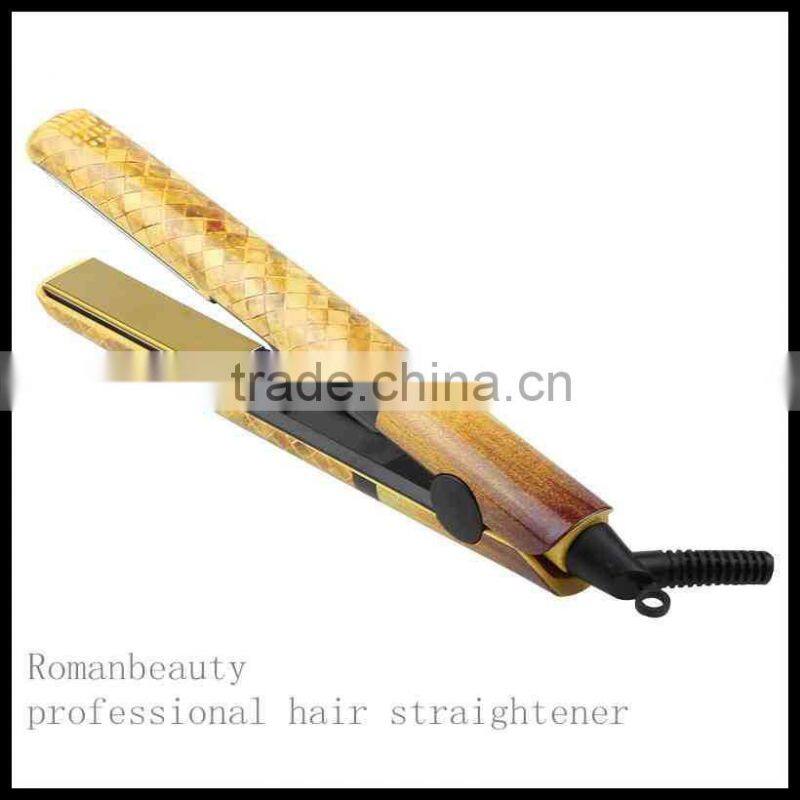 women hair beauty hair straightener with straightener curler water-transfer surface hair straightener RM-17