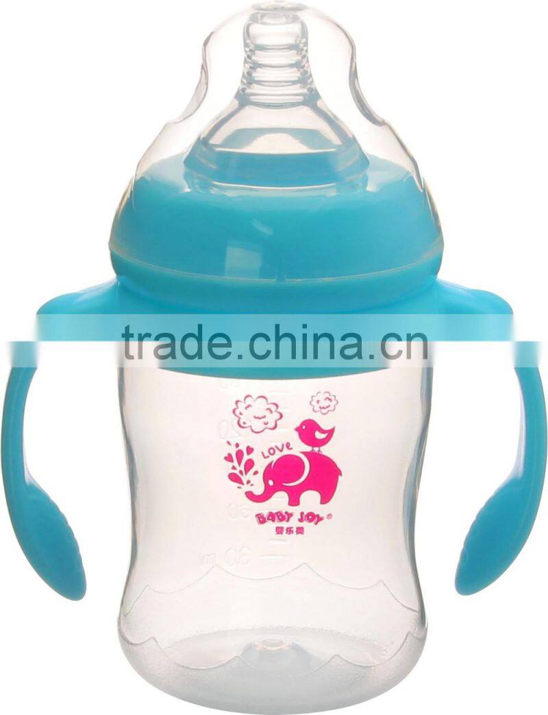 180 ml nature flow no-spill PP infant feeding bottle biberon