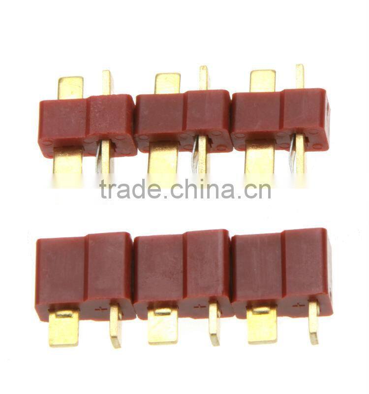 T Plug Male and Female Electrical Connectors for RC Lipo Battery
