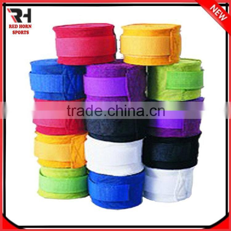 Martial Arts Cotton Stretched Hand Wraps for Training, Free Samples