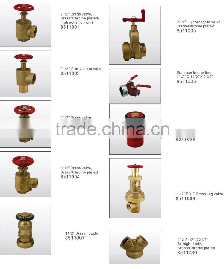 2 1/2 Female NPTX 2 1/2 Male NST Angle Fire Hose Valve UL/FM certification Angle Fire Hose Valve