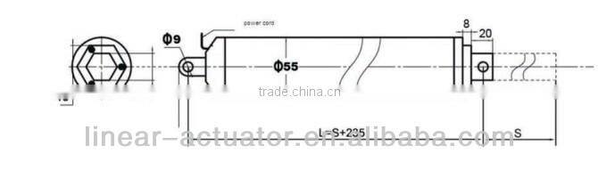 Top sale Fast linear actuator gearmotor DC motor