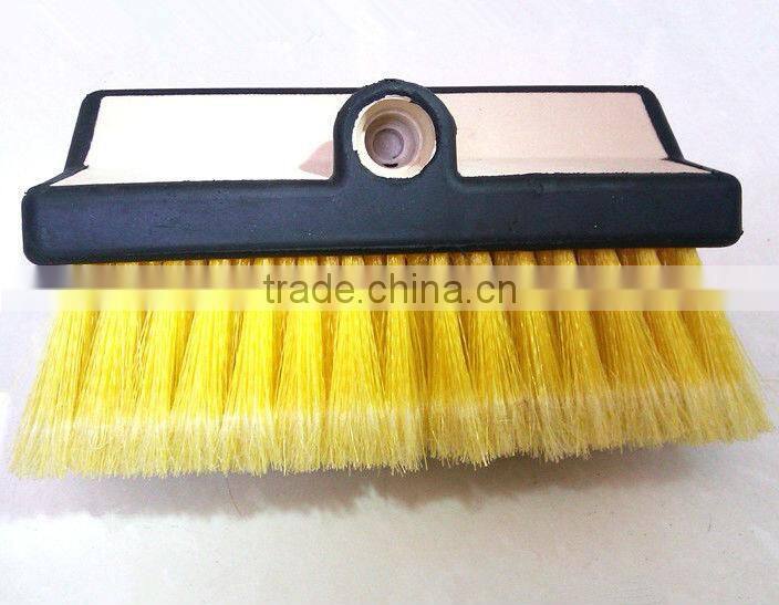 water flow through automatic car wash foam brush