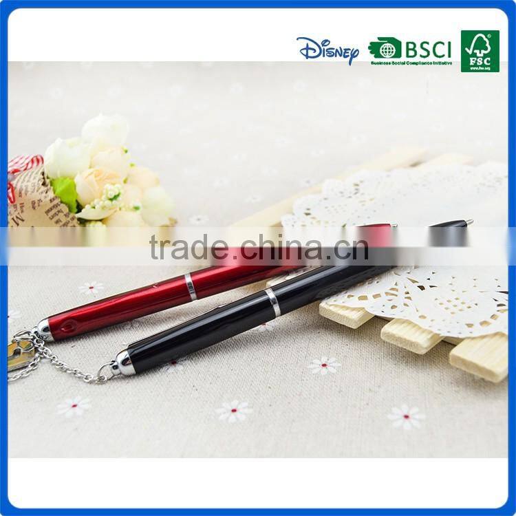 Japanese 2 color metal ball pen with Widget