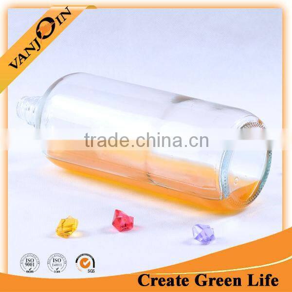 Hot sell high quality round shape wine glass bottle