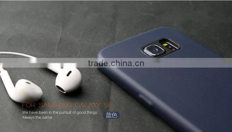 High Quality Luxury protective case for Samsung S6 Leather Case