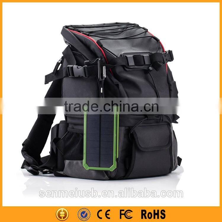 Best Selling Retail Items Solar Panel Backup External Battery 12000mAh