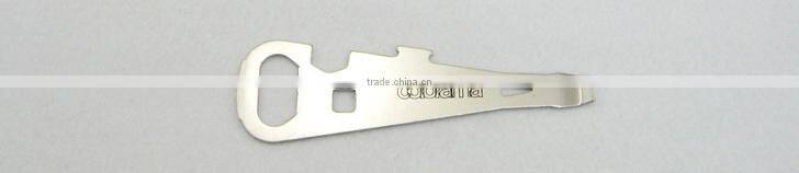 Metal die cut bottle opener