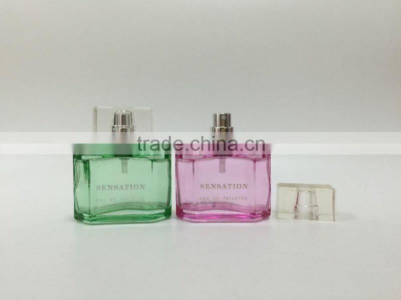 50ml Color Coating Glass Sprayer Perfume Bottle