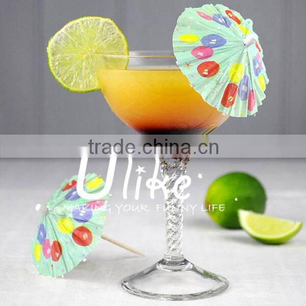 Cocktail Parasols stick use for cake toppers, in drinks and on sandwiches graduation decoration