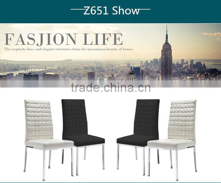 Z651 New Model PU Leather Designer Chair China Dining Chairs