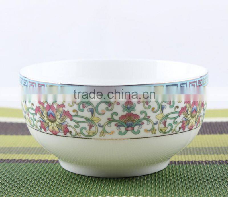 Ukraine dinnerware set,ceramic soup bowl,hongshun porcelain Korea bowl