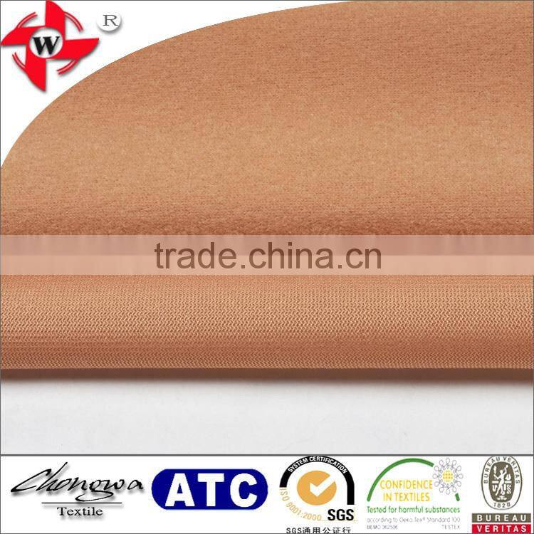 100% polyester brushed velvet / knitted fabric / nylex fabric for shoes lining