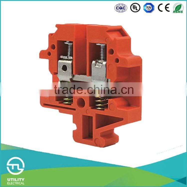 UTL China Top Ten Selling Products 0.5-10mm Ground Universal Strengthen Wiring Terminal Block 600V 65A