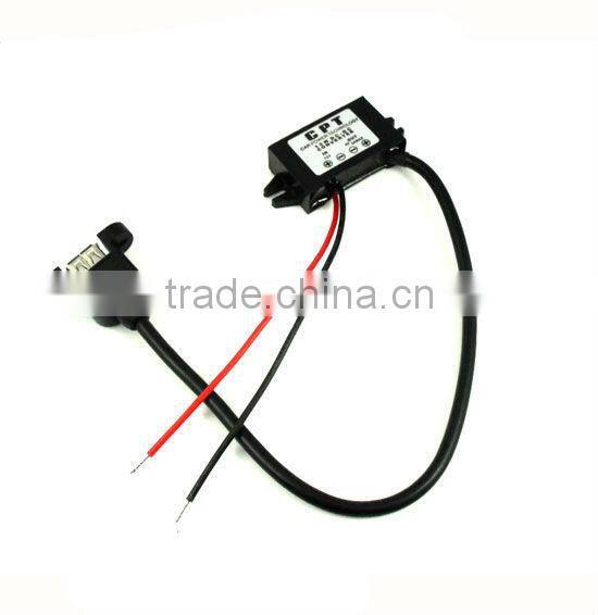 For phone DC/DC Converter Step-Down Buck Module 12V to 5V 3A 15W standard USB output