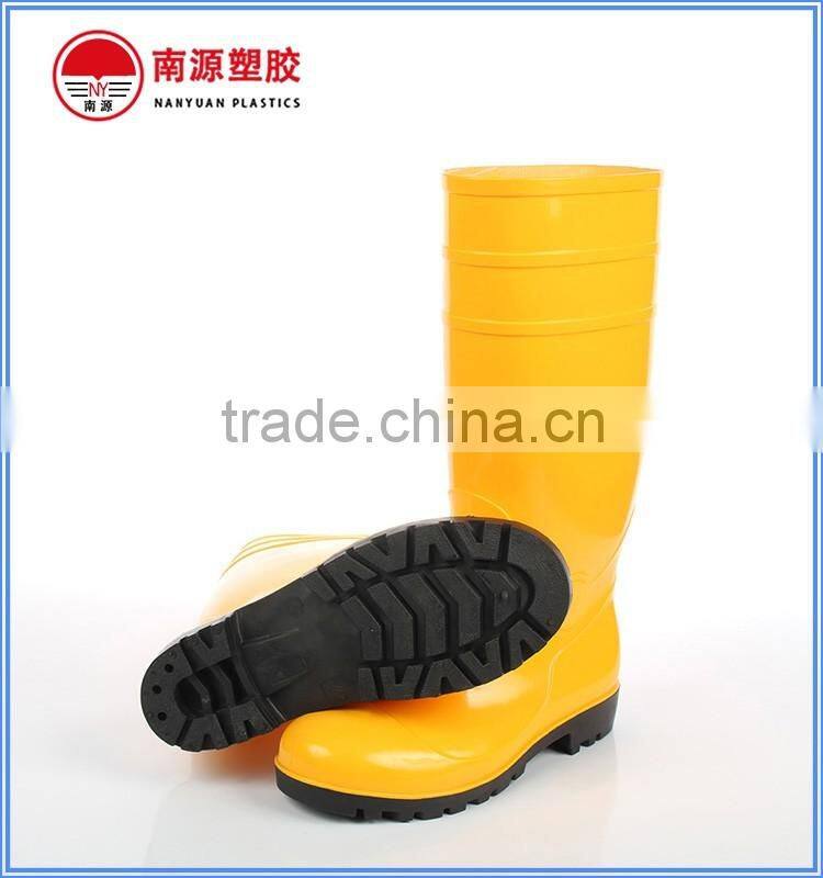 CE certificated high quality work safety rain gumboots wholesale