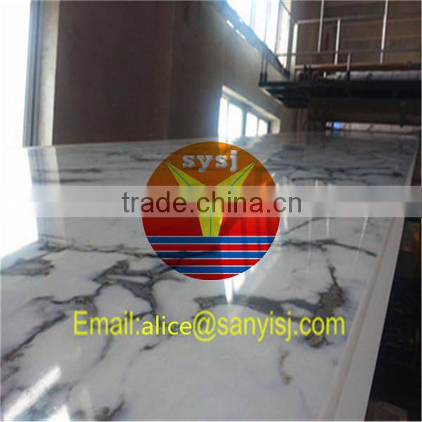 PVC faux marble sheet production line/plastic extrusion line