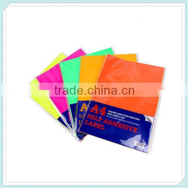 Private label self adhesive label stock