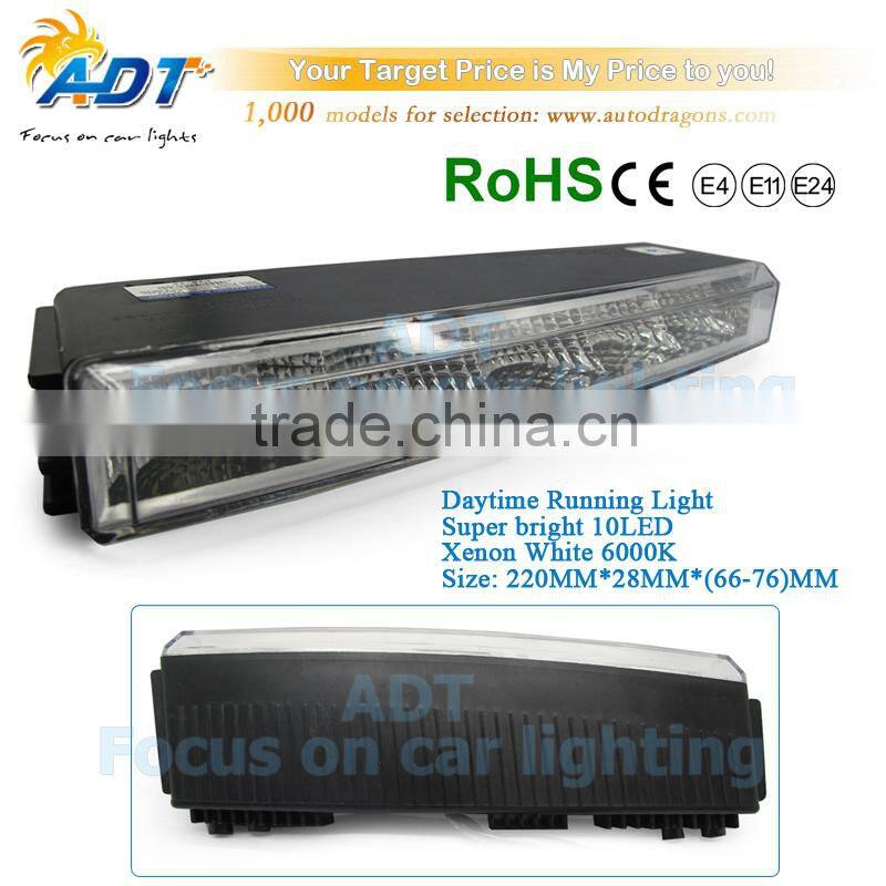 Super White 6000K Led Daytime Running Light, DRL Headlight Fog Lamp
