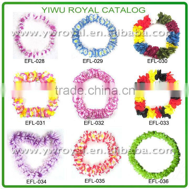 Germany Party Decoration Silk Flower Hawaiian Leis Wholesale