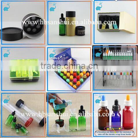 translucent black glass dropper bottle glass cosmetic serum dropper bottle