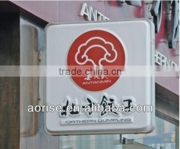 Outside double side LED lightbox