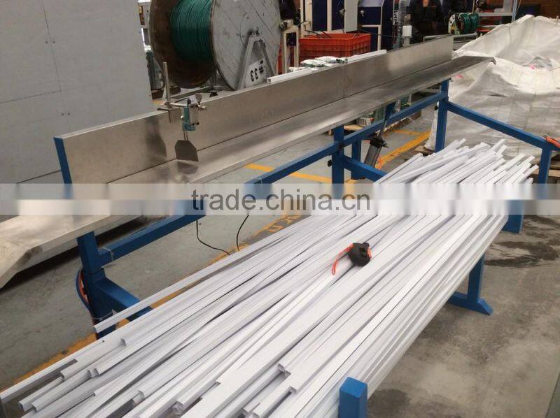 China supplier UPVC/PE/PP wood profile extrusion manufacturers machine