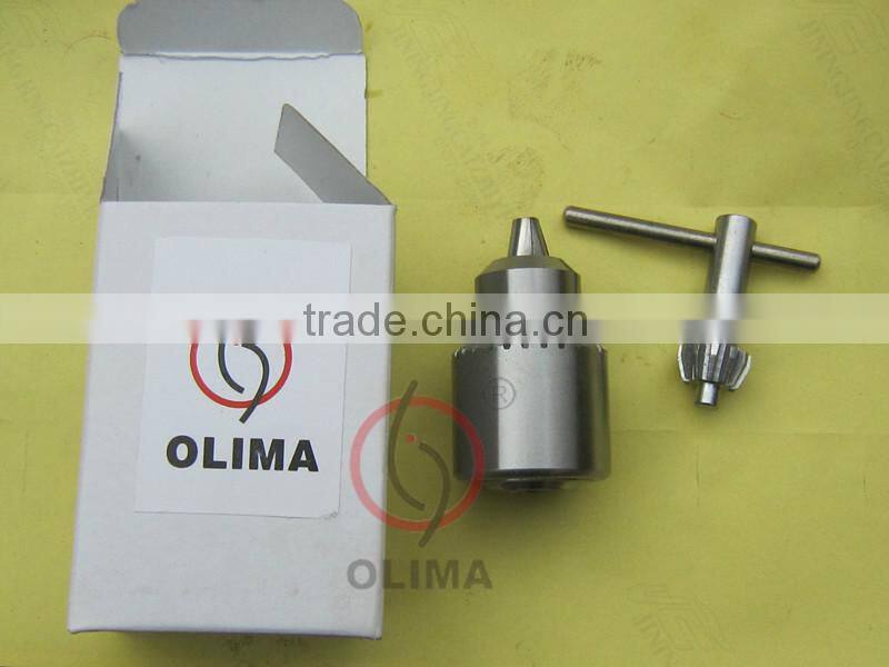Stainless Steel Drill Chuck,Precision Drill Chuck with key, 13mm Drill Chuck