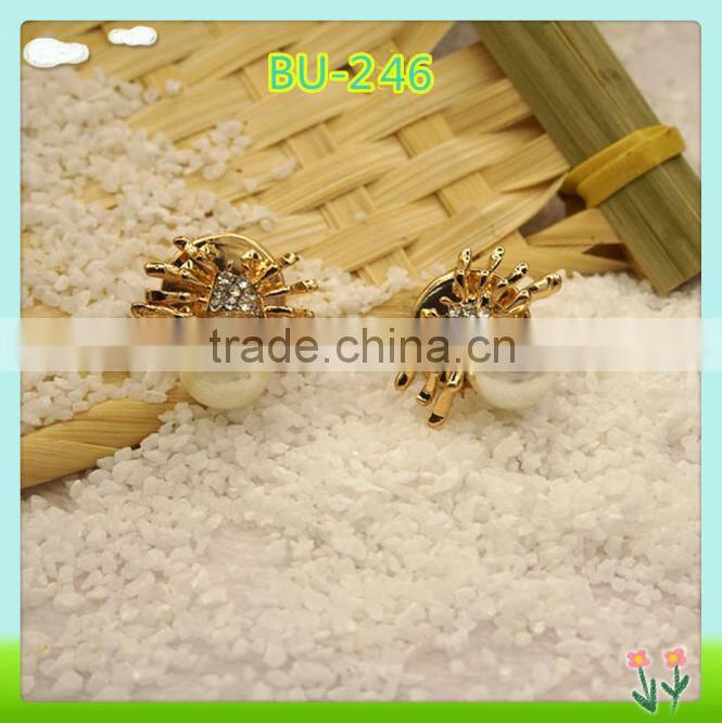 Wholesale and custom decorative rhinestone button 12mm