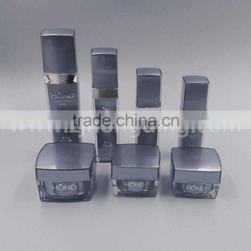 skin care cream use and new white/purple acrylic plastic lotion cosmetics packaging