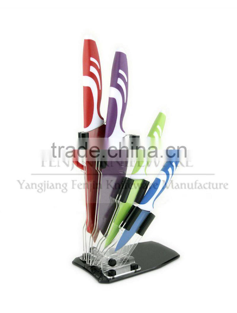 2015 New-matched Kitchen Knife Set with Knife Holder