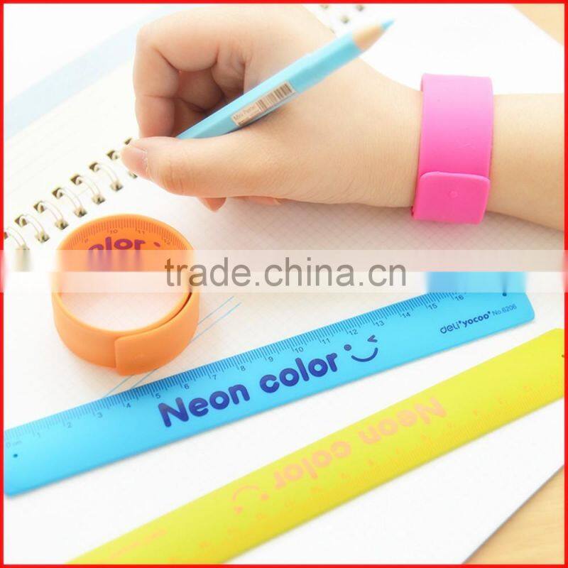 Cartoon printing soft reflective slap bracelet