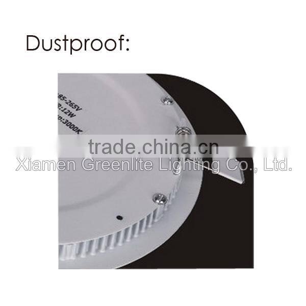 3W round led panel light 240lm