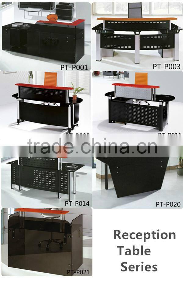 PT-P0405 Luxury Office Reception Design Front Desk Counter Table