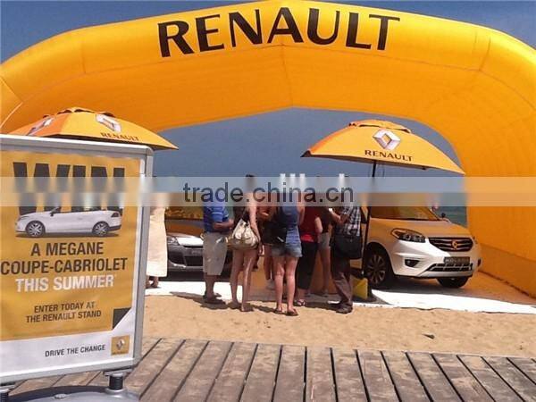 Yellow color inflatable beach tent/ yellow color inflatable canopy tent for event used