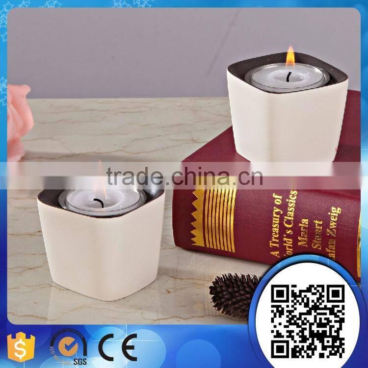 high quality resin brown wholesale tealight candle holder