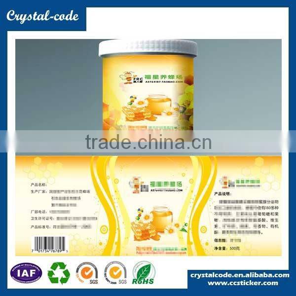 Labels for food containers self adhesive food label