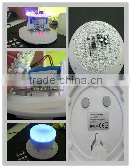 LED Lamp Luminous Bar Ice Bucket, plastic ice bucket