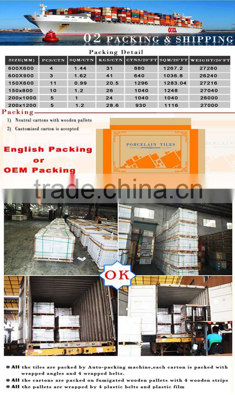 8x40 inch USA style selections indoor/outdoor decoration wood color ceramic rustic tile