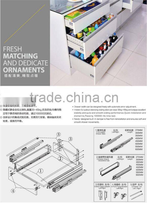Luxury Hardware Fittings Drawer Slide
